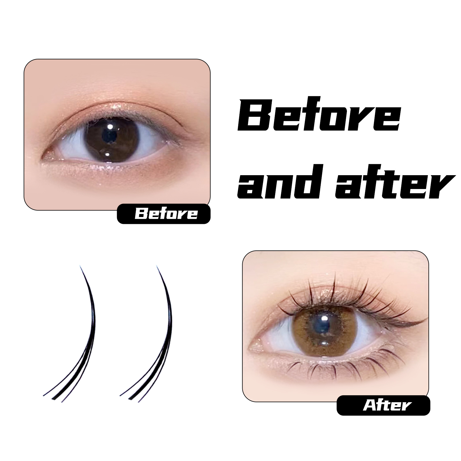 Rzęsy szczepione w kształcie l – Eyelash Extension Hybrid recenzja i cena