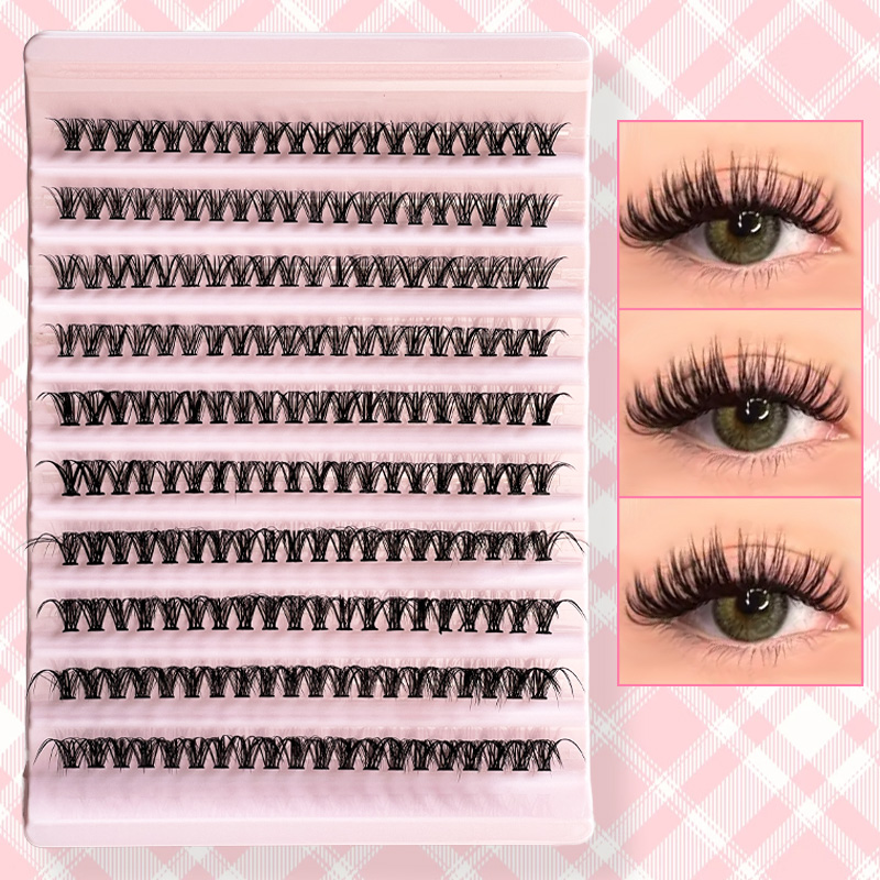 Rzęsy pojedyncze, kępki rzęs 8 – Eyelash Extension Options recenzja i cena