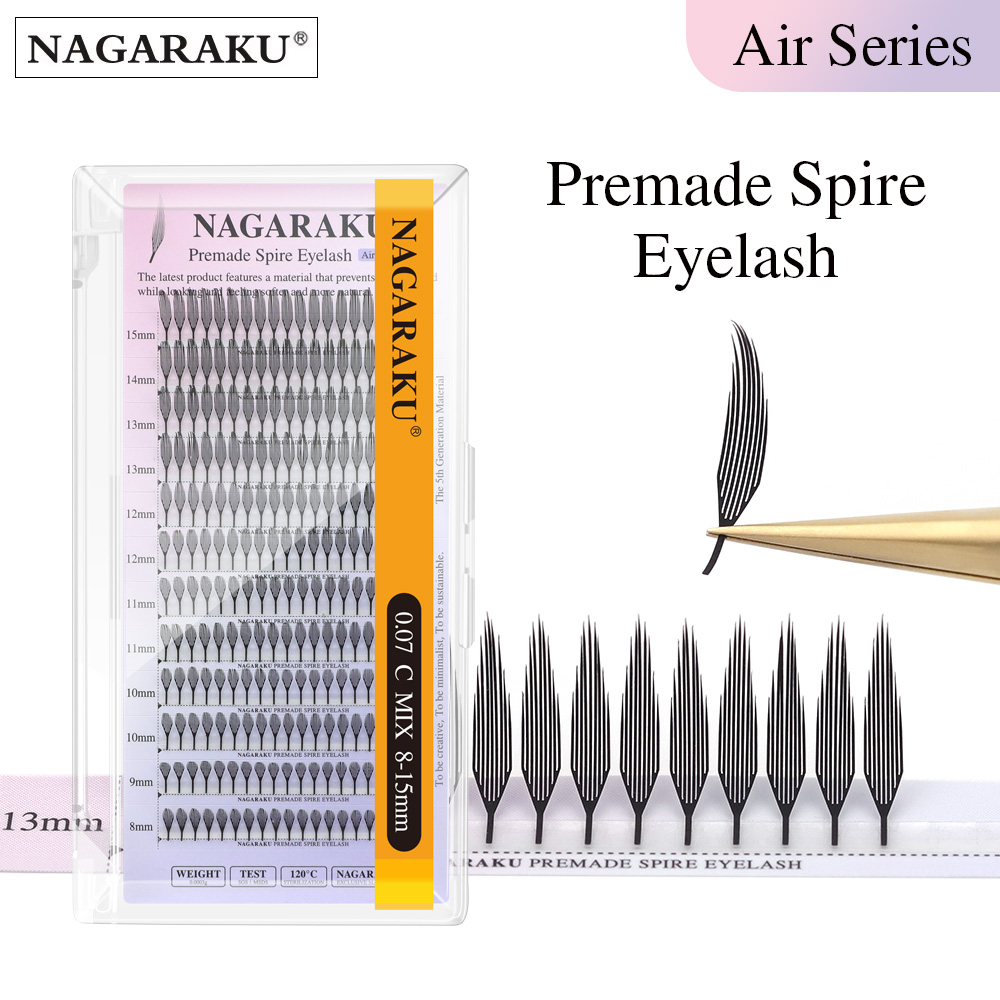 NAGARAKU Premade Spire Eyelash – Eyelash Extension Hybrid recenzja i cena